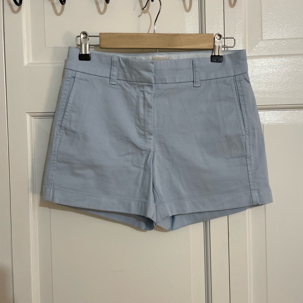 J. Crew light blue tailored shorts